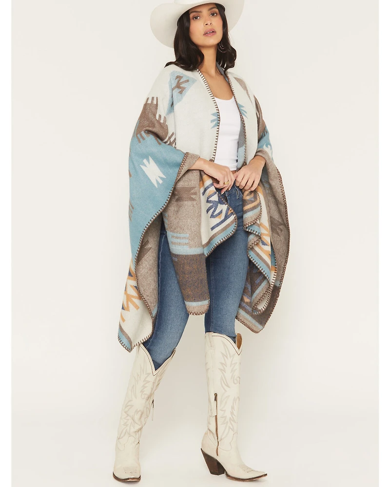 Shyanne Women's Southwestern Print Blanket Shawl