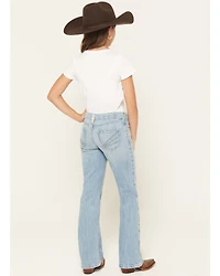 Ariat Girls' Aisha Light Wash Bootcut Denim Jeans