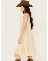 Cleo + Wolf Women's Beatrice Solid Sleeveless Midi Dress