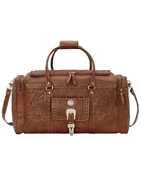 American West Fancy Zip Leather Rodeo Bag