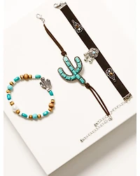 Shyanne Women's Cactus Beaded Bracelet Set