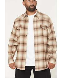 Thorogood Men's Plaid Print Long Sleeve Snap Flannel Shirt