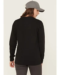 Ariat Women's Rebar Cotton Strong Logo Long Sleeve Work Tee