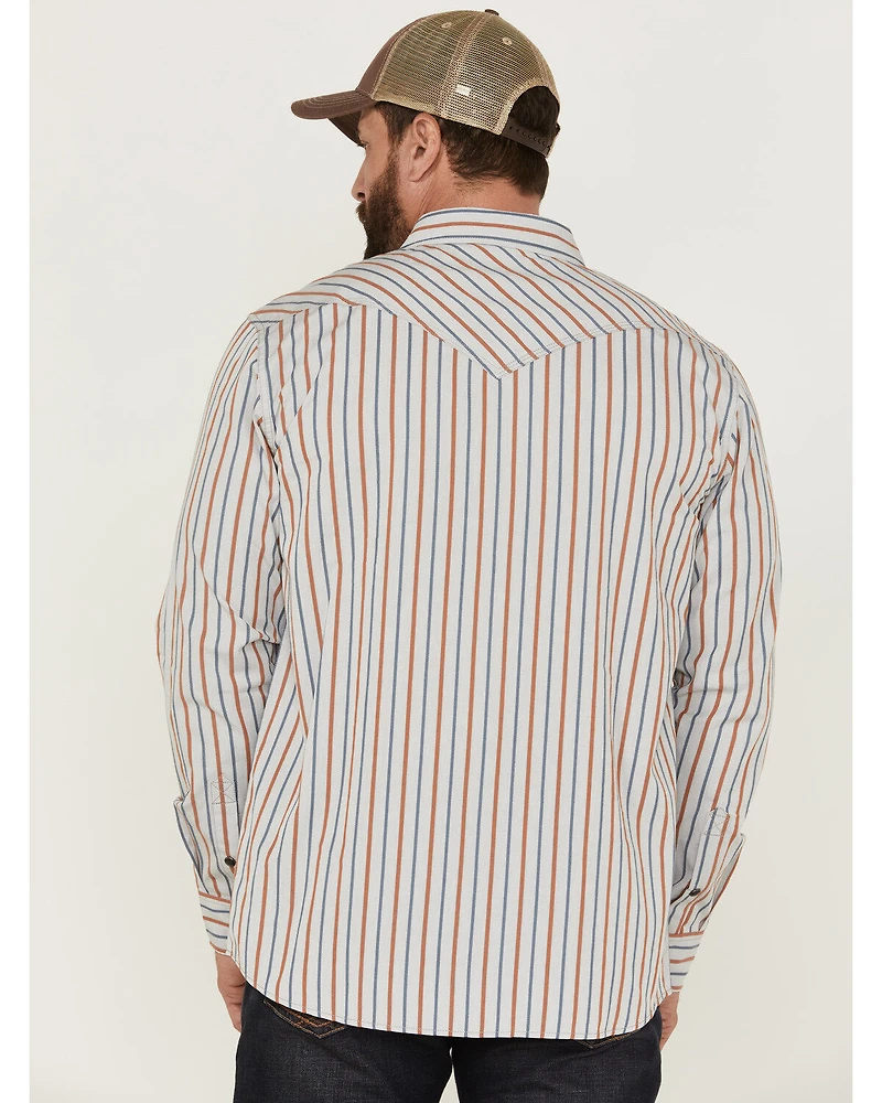 Moonshine Spirit Men's Kingston Stripe Snap Western Shirt