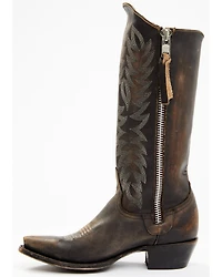Idyllwind Women's Latigo Side Zip Distressed Tall Western Boot - Snip Toe