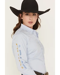 Ariat Women's Team Kirby Embroidered Long Sleeve Button-Down Stretch Western Shirt