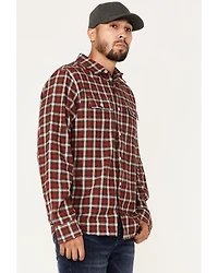 Brothers and Sons Men's Everyday Plaid Long Sleeve Button Down Western Flannel Shirt