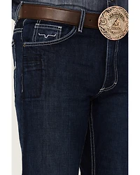Kimes Ranch Men's Thomas Dark Wash Straight Bootcut Riding Jeans
