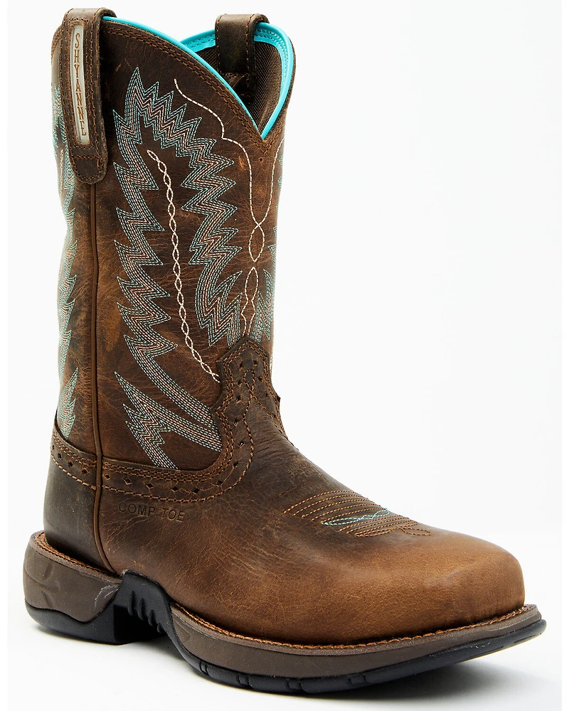 Shyanne Women's Drifting Western Work Boots - Composite Toe