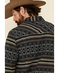 Rock & Roll Denim Men's Jacquard Southwestern Print Border Jacket