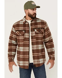 Dakota Grizzly Men's Burke Plaid Print Sherpa Lined Jacket