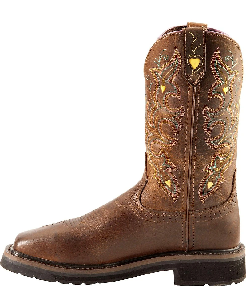 Justin Women's Pull-On Work Boots