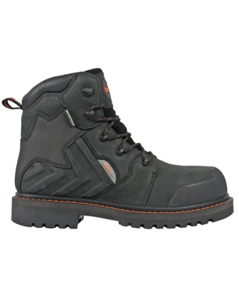 Hoss Men's Bronc 6" Lace-Up Waterproof Work Boots - Composite Toe