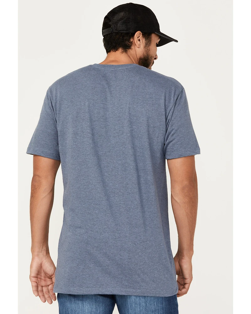 Moonshine Spirit Men's Winged Bottle Short Sleeve Graphic T-Shirt