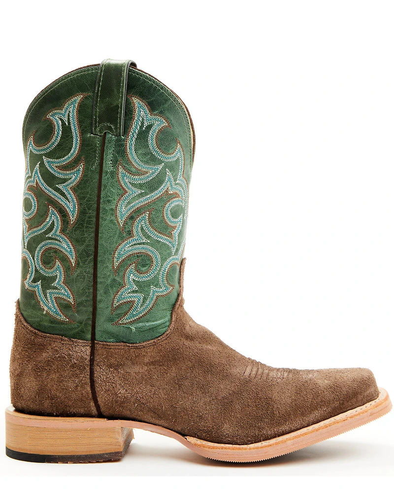Justin Men's Fergus Roughout Western Boots - Square Toe