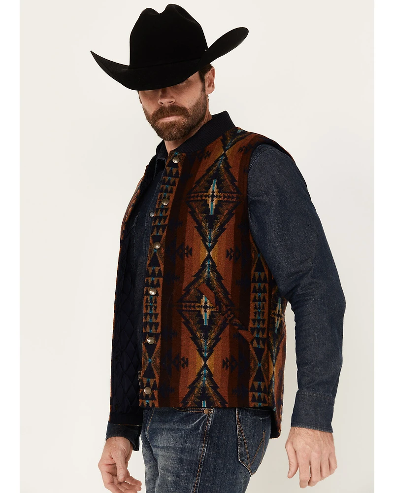 Pendleton Men's Parkdale Multicolor Snap Vest