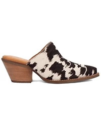 Dingo Women's Calico Hair-On-Hide Mules