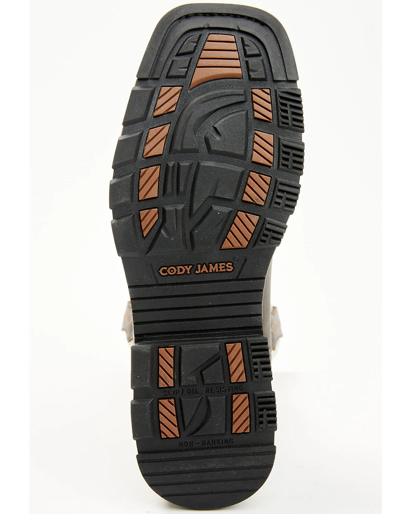 Cody James Men's 11" Tyche Palace Pull-On Waterproof Work Boots - Composite Toe