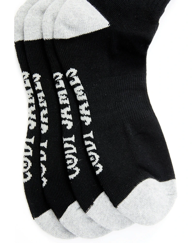 Cody James Men's Crew Socks With Moisture Management - 2 Pack