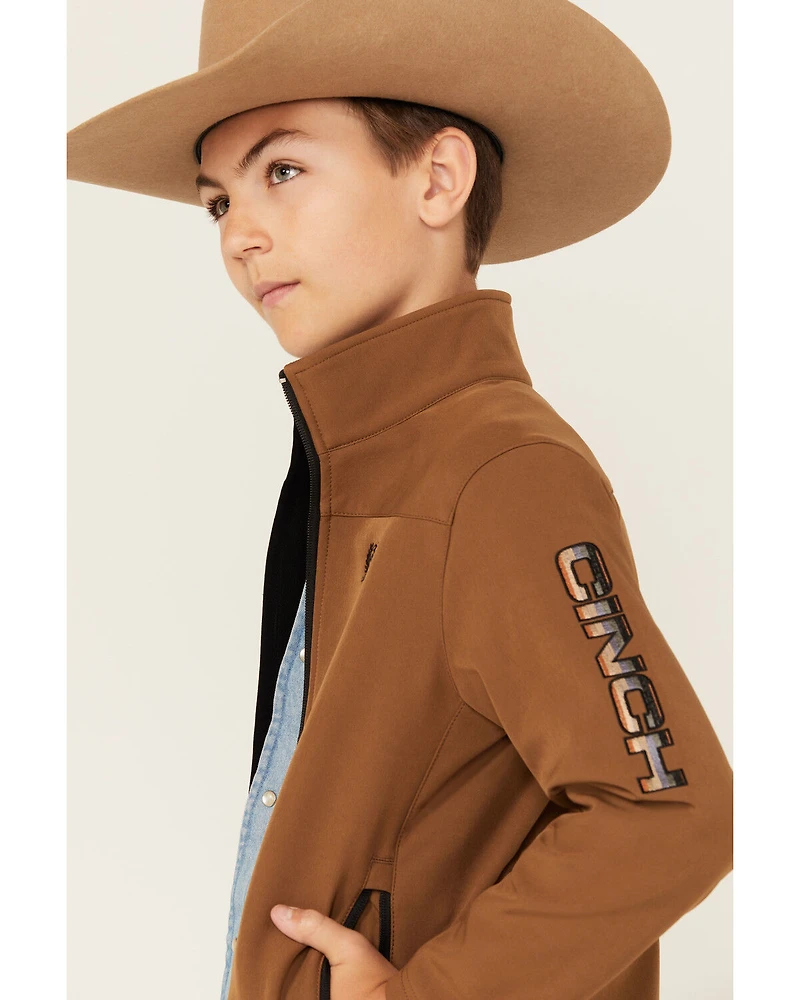 Cinch Boys' Logo Bonded Softshell Jacket