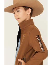 Cinch Boys' Logo Bonded Softshell Jacket