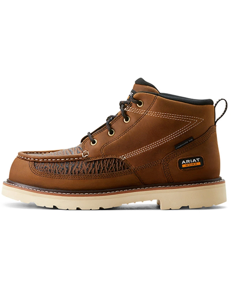 Ariat Men's 5.5" Rebar Lift Chukka Moc Work Boots - Composite Toe