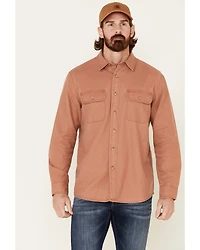 Pendleton Men's Rust Beach Shack Solid Long Sleeve Western Shirt