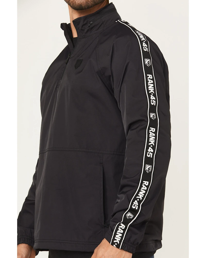 RANK 45® Men's Hungup Windbreaker Hooded Pullover