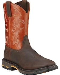 Ariat Men's WorkHog® Pull-On Work Boots - Steel Toe