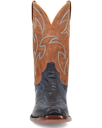 Dan Post Men's Exotic Ostrich Leg Western Boots - Square Toe