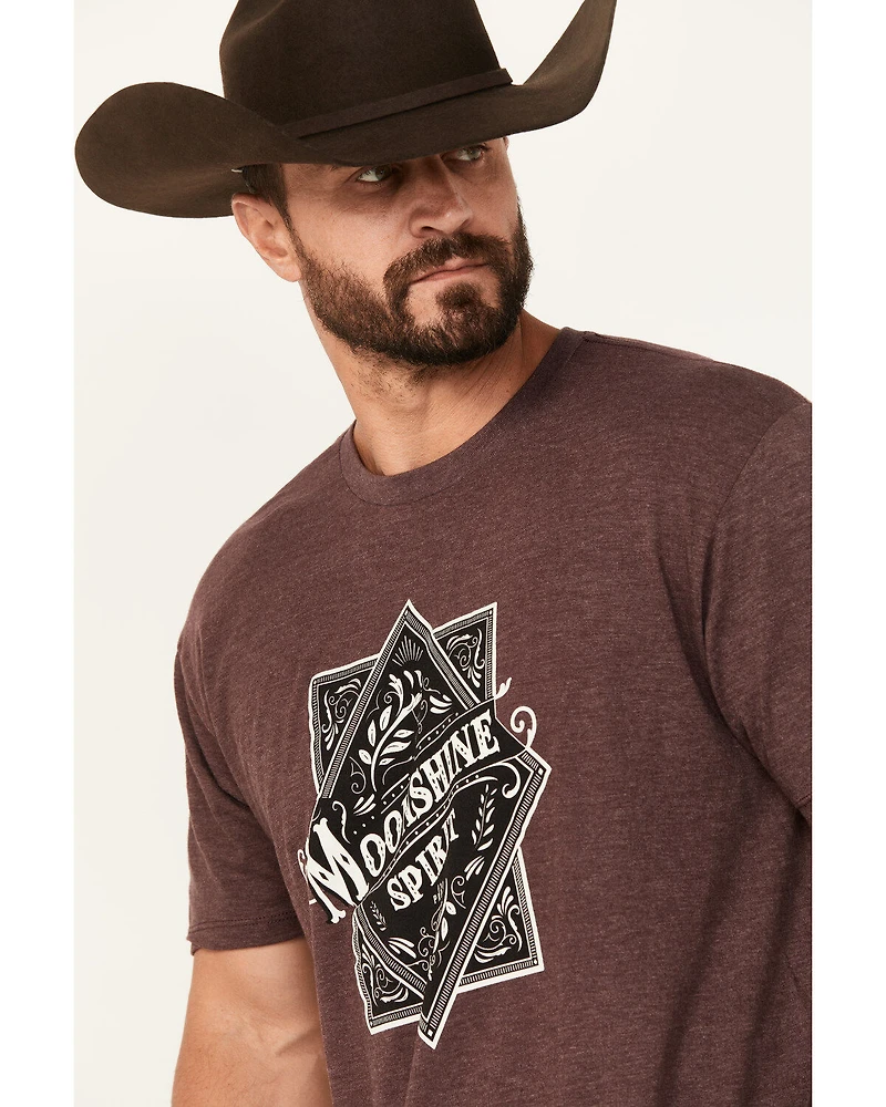 Moonshine Spirit Men's Diamond Short Sleeve Graphic T-Shirt