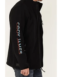 Cody James Core Men's Serape Logo Sleeve Zip-Front Steamboat Jacket