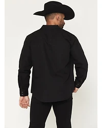 Levi's Men's New Black Rinse Classic Long Sleeve Snap Western Shirt