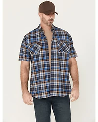 Ariat Men's Rebar Made Tough Short Sleeve Button-Down Stretch Work Shirt