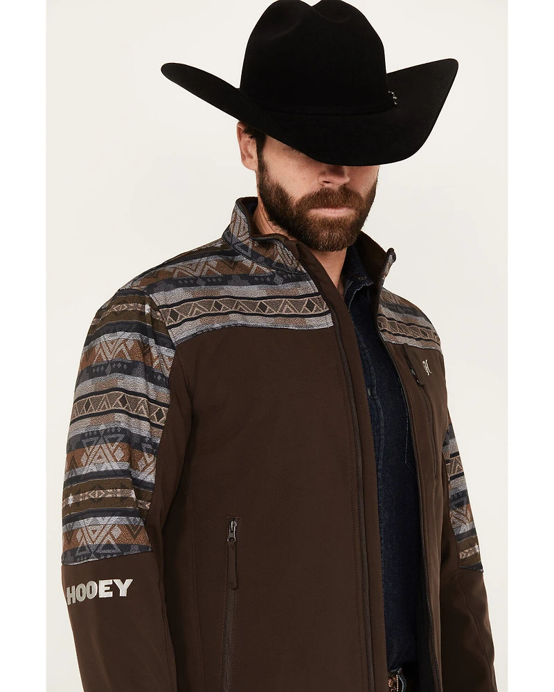 Hooey Men's Southwestern Print Softshell Jacket