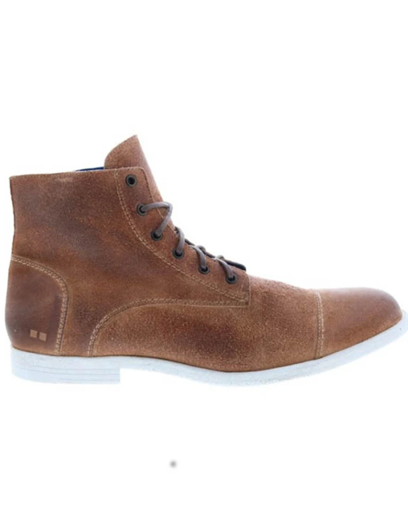 Bed Stu Men's Leonardo Leather Lace-Up Casual Boot - Round Toe