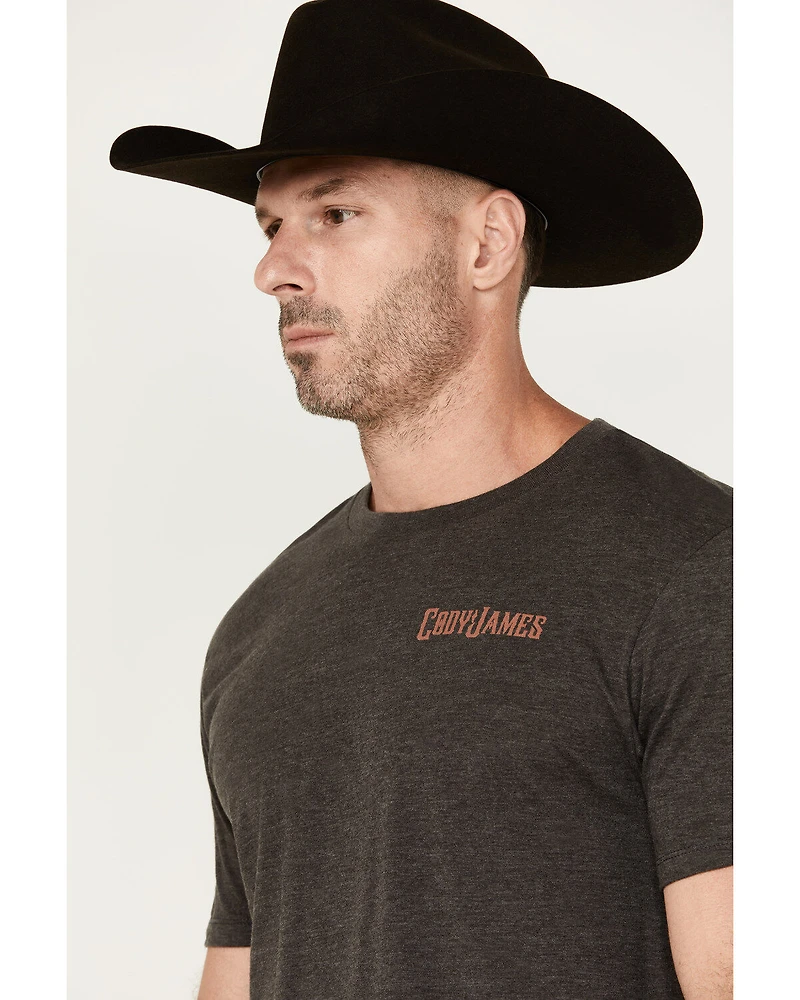 Cody James Men's Troubled Skeleton Short Sleeve Graphic T-Shirt