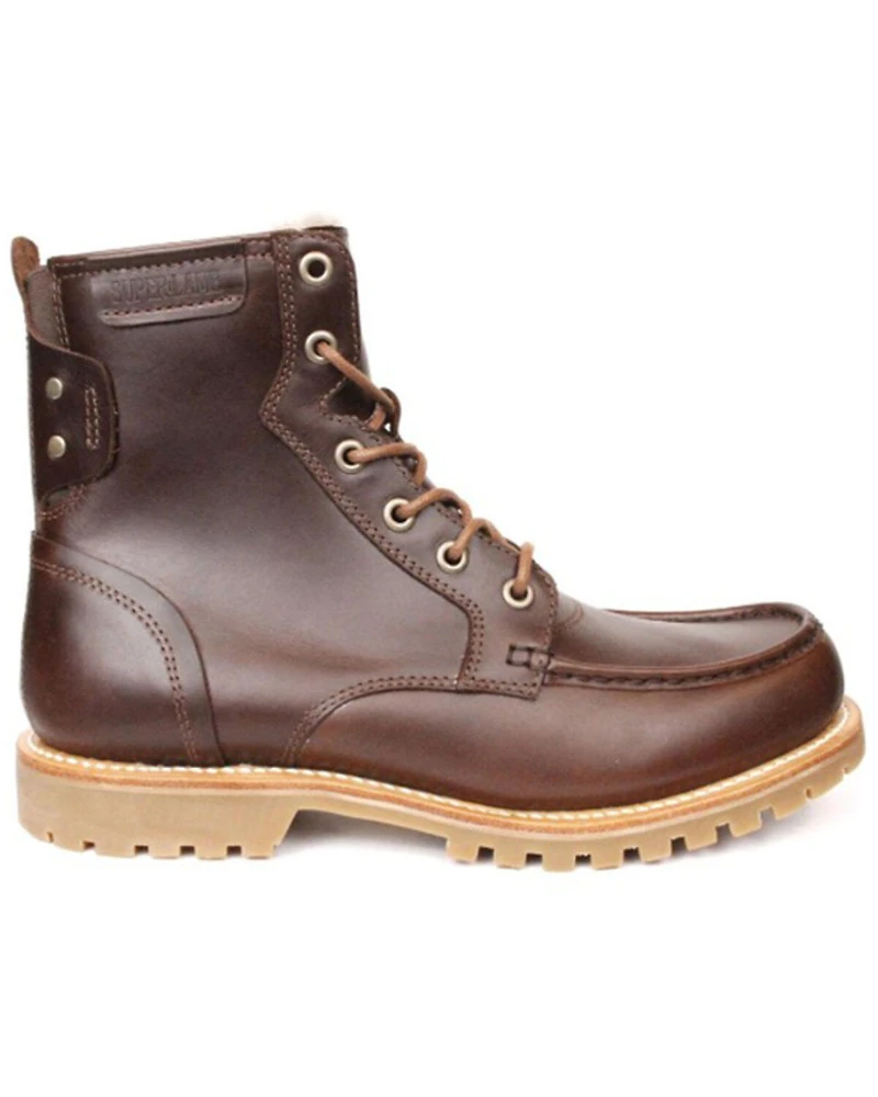 Superlamb Men's Ibex Lacer Boots - Moc Toe