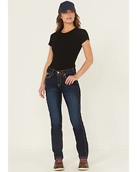 Ariat Women's Rebar Perfect Rise Work Flex Riviter Slim Leg Jeans