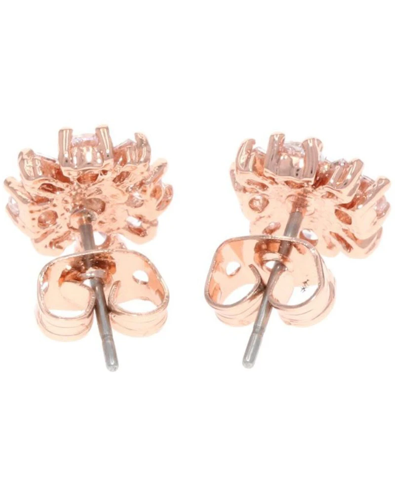 Montana Silversmiths Women's Simply Brilliant Rose Flower Earrings