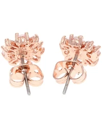 Montana Silversmiths Women's Simply Brilliant Rose Flower Earrings