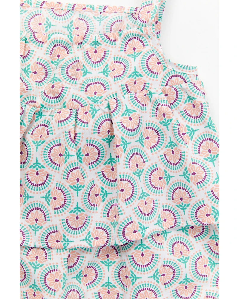Wrangler Infant Girls' Sleeveless Ruffle Dress