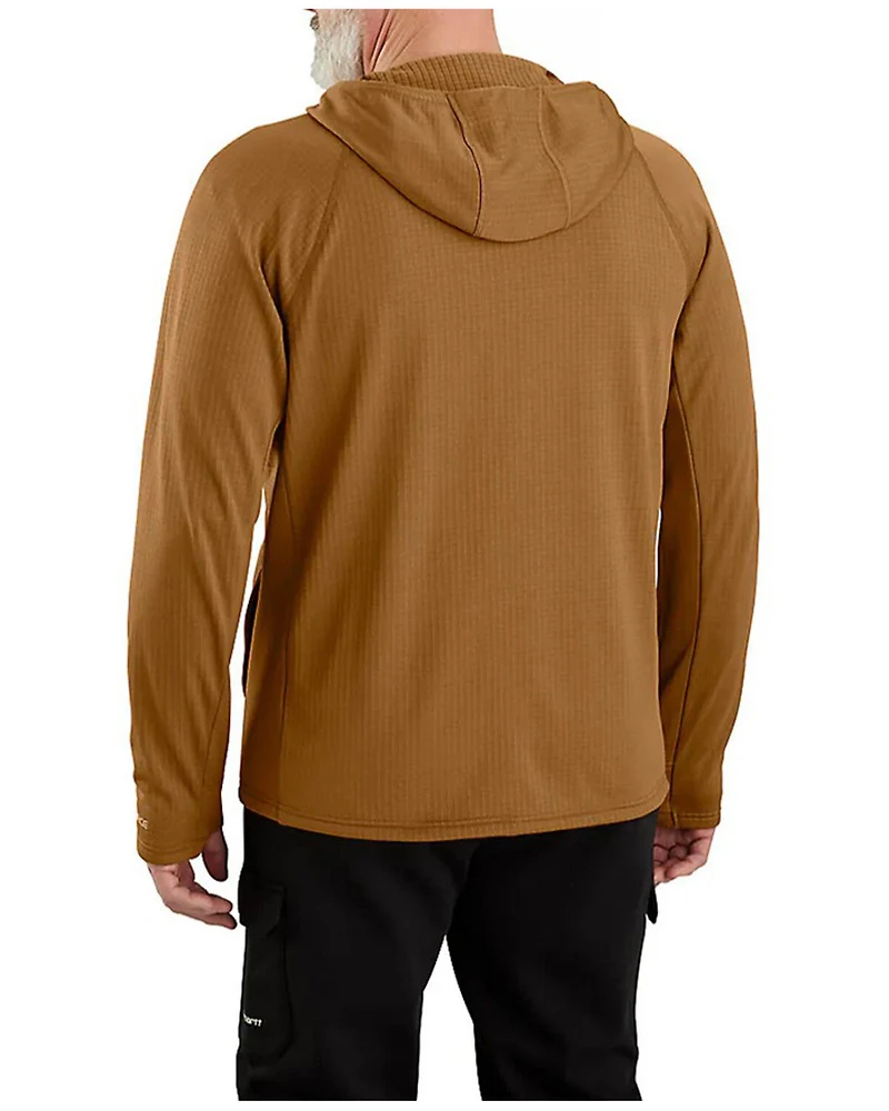 Carhartt Men's Force® Relaxed Fit Full-Zip Long Sleeve Hooded Shirt