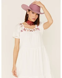Johnny Was Women's Viviana Embroidered Midi Dress