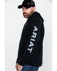 Ariat Men's FR Primo Fleece Logo Work Hooded Sweatshirt - Tall