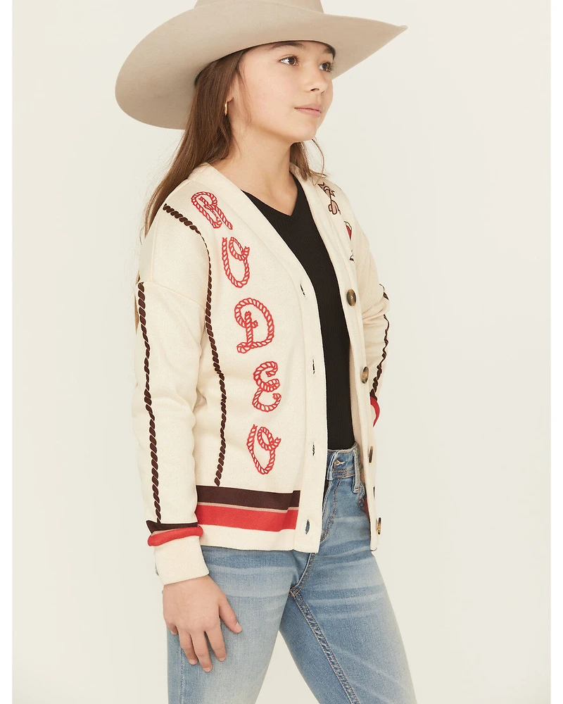 Cruel Girl Girls' Rodeo Novelty Cardigan