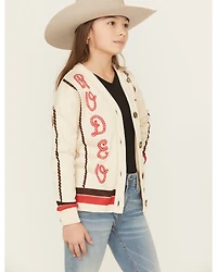Cruel Girl Girls' Rodeo Novelty Cardigan