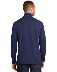 Port Authority Men's True Navy 3X Pinpoint Mesh 1/2 Zip - Big & Tall
