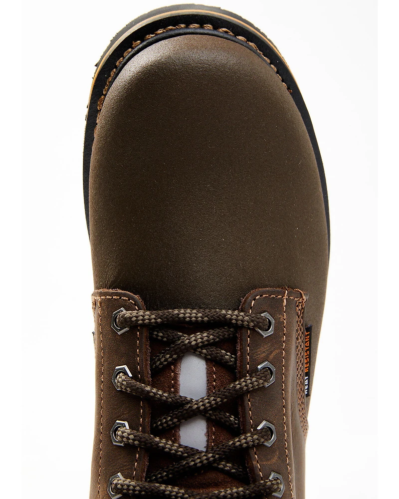 Georgia Boot Men's AMP Light Wedge WP 6" Lace-Up Work Boots - Soft Toe