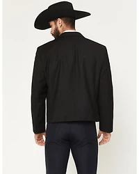 Cody James Black 1978™ Men's Solid Snap Cropped Sportcoat